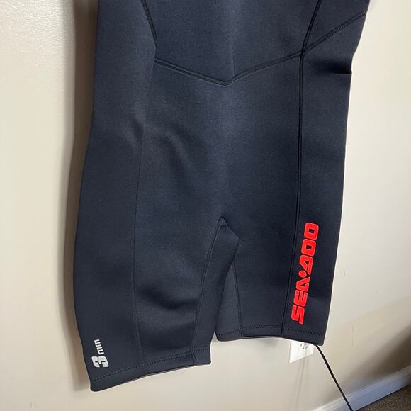 NWT SeaDoo Men’s Escape Shorty Wetsuit 3XL One Piece Short Surf Scuba - Picture 5 of 9